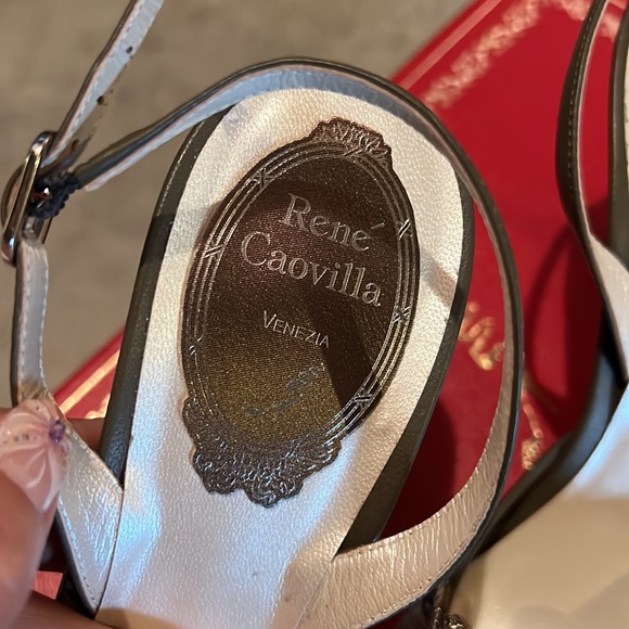 ✨RENE CAOVILLA✨ Veneziana 75 Crystal Lace Slingback Pumps - Brand New - Picture 3 of 14